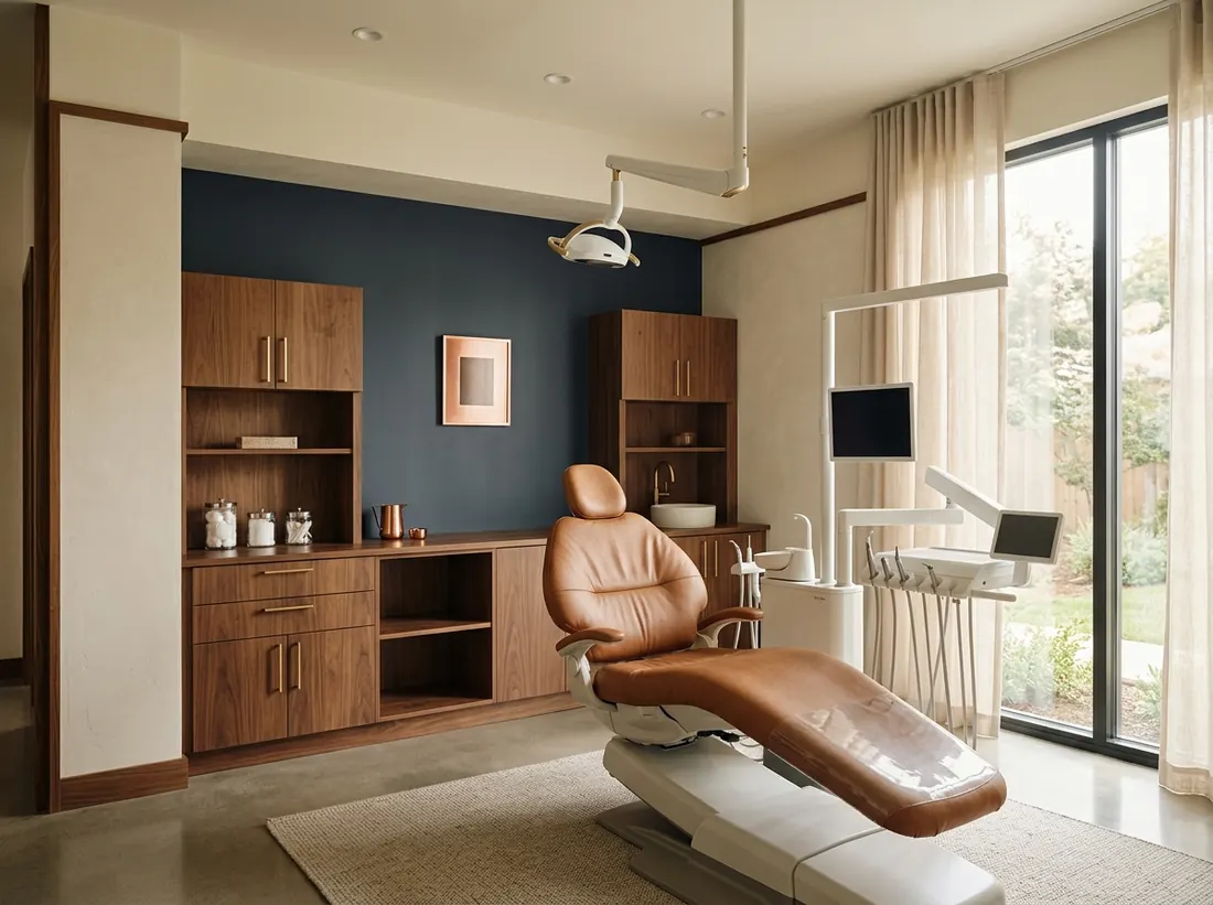 Bright modern dental operatory