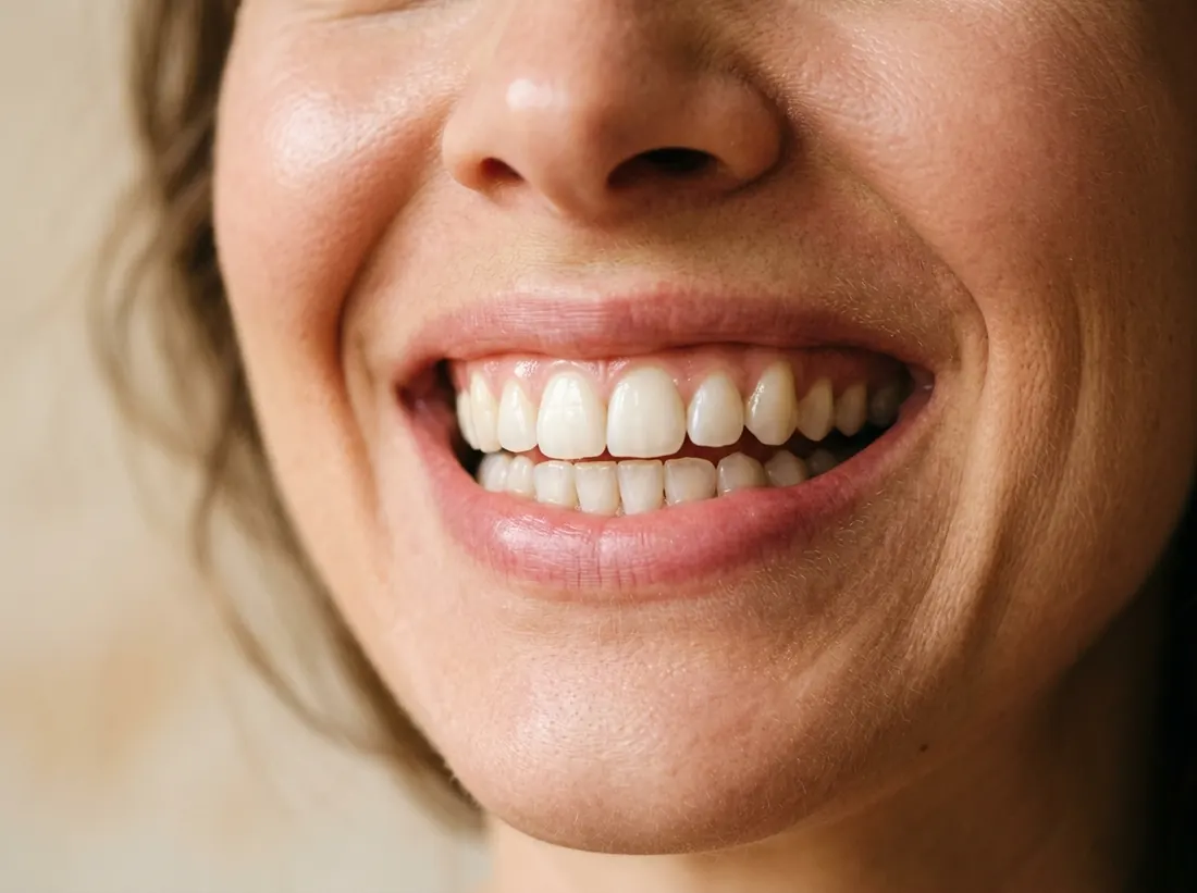 A bright, natural smile
